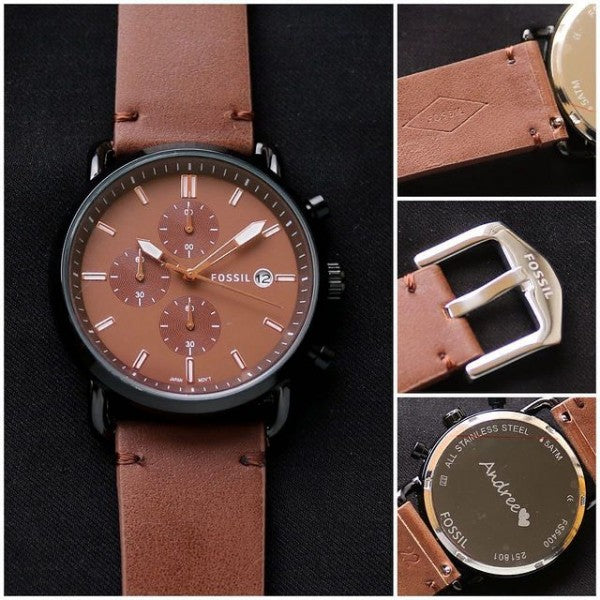 Fossiil Chronograph –  Brown Leather Edition