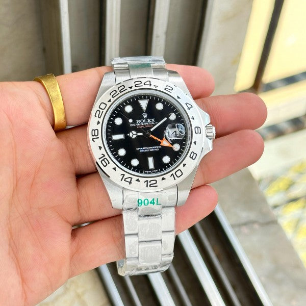 Rlx GMT 2 Watch Oyster perpetual Explorer 2.0 Black