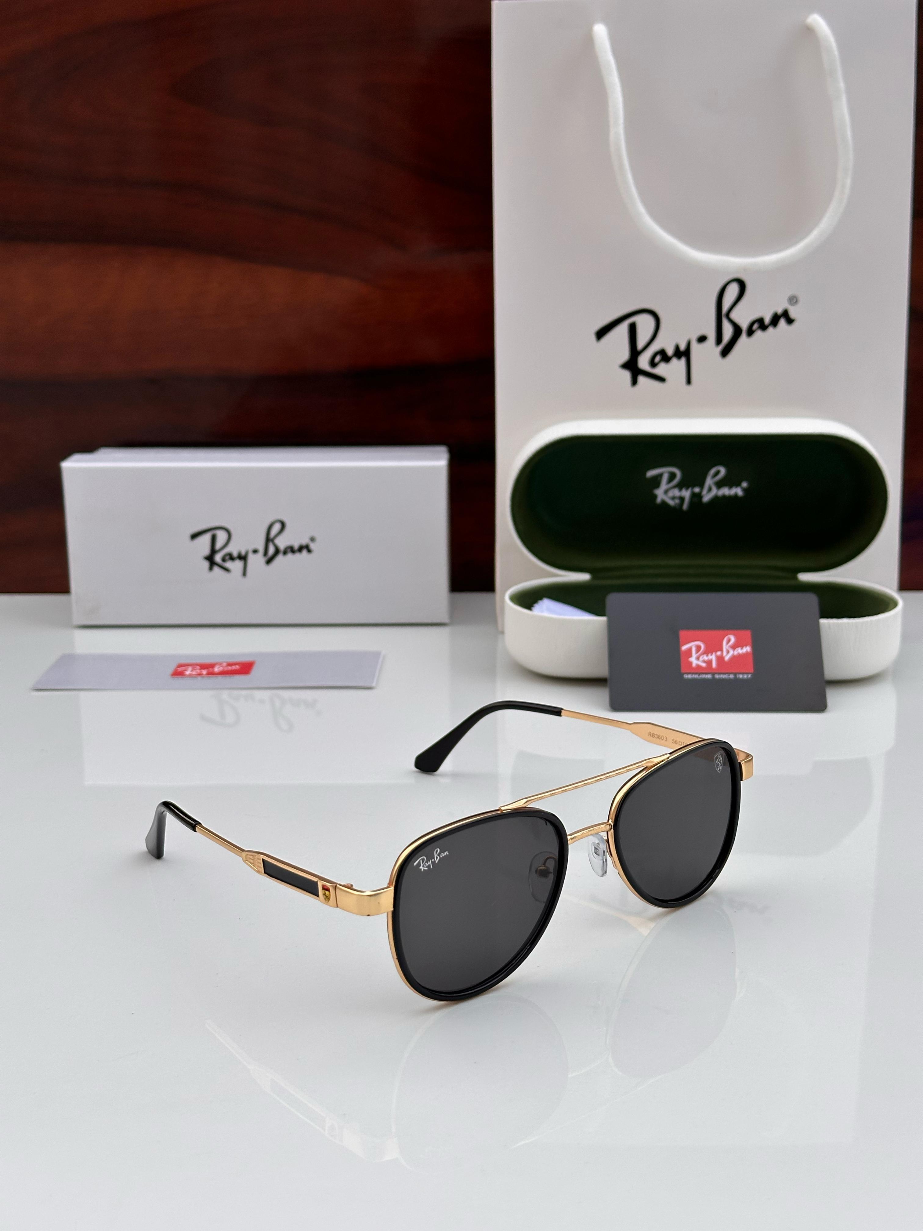 Ray_ban gold, black E