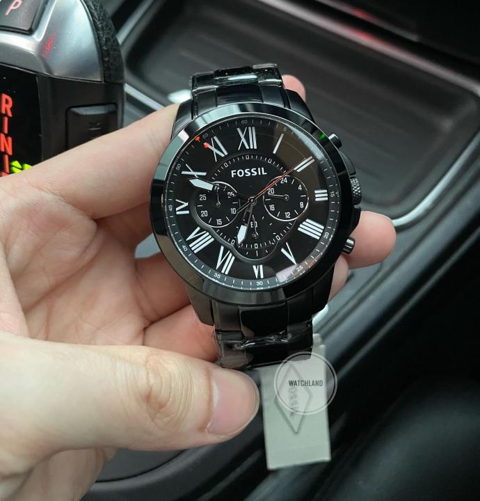 Fossiil Black Chronograph Stainless Steel Men’s Watch
