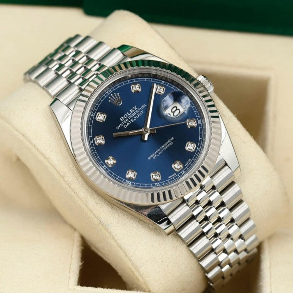 RLX Datejust Blue Diamond Dial – Premium Edition