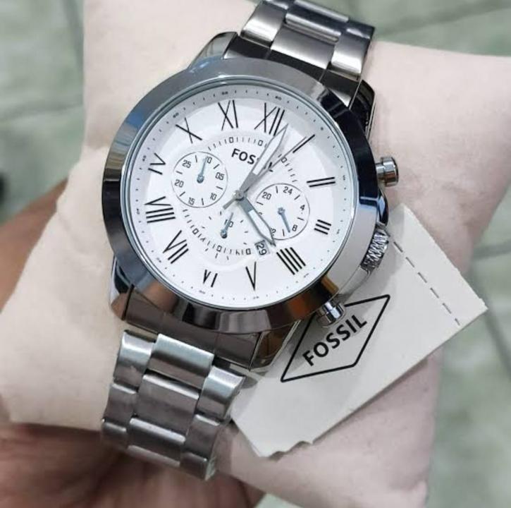 Fossiil White Chronograph Stainless Steel Men’s Watch
