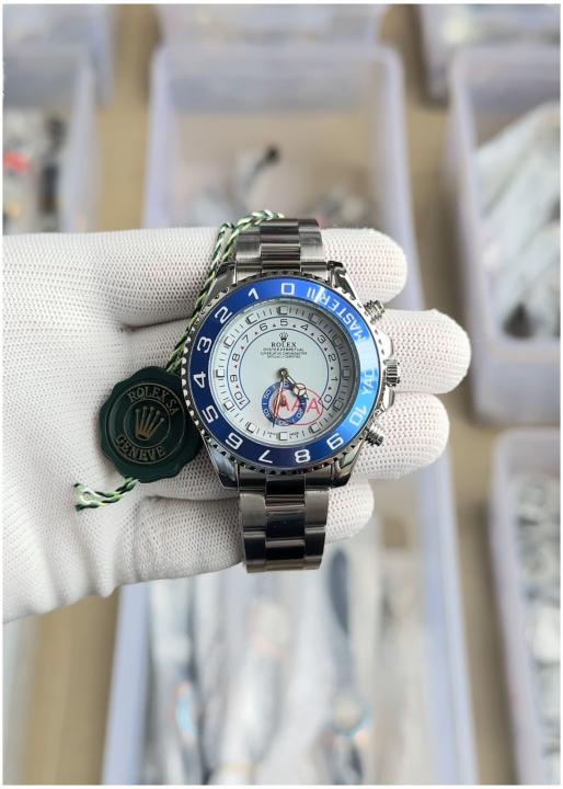 RLX GMT-Master II – Custom “Batman” Blue- Bezel Edition Silver