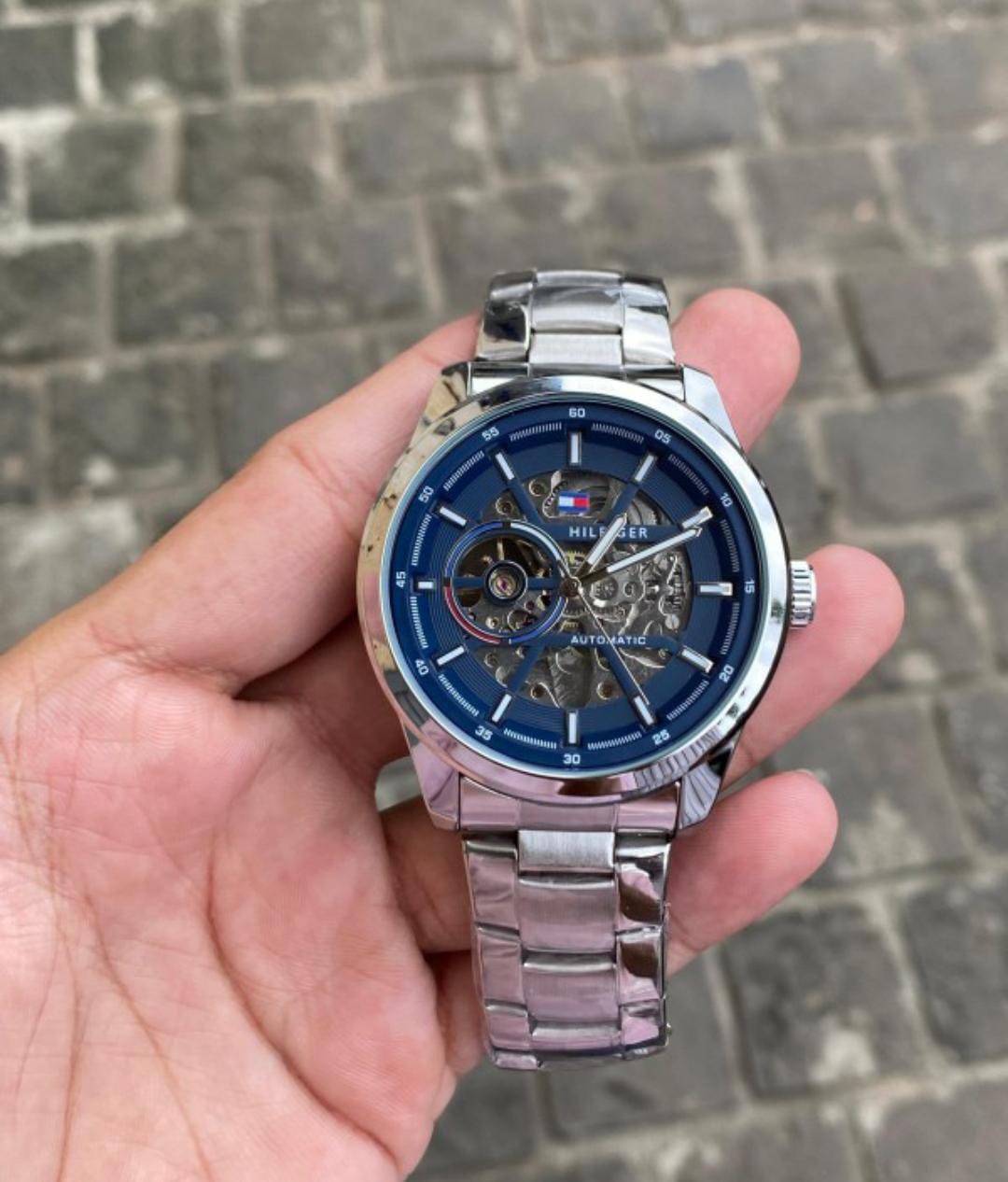 Tommy Hilfige_r silver blue Automatic Watch