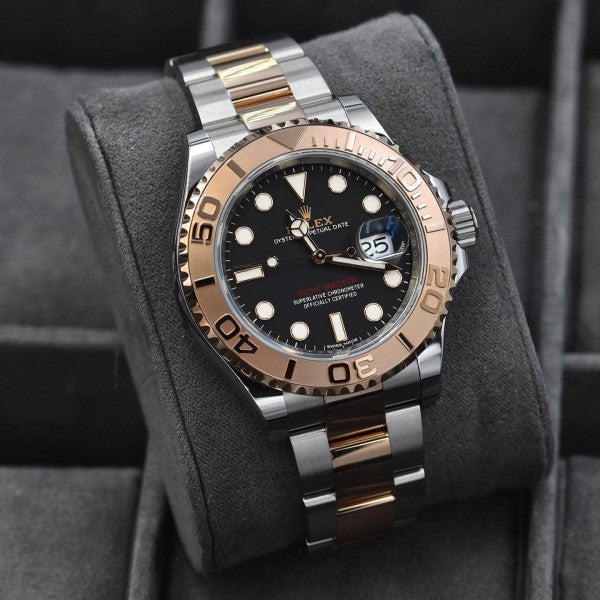 RLX 7A Submariner Watch Rose Gold Silver