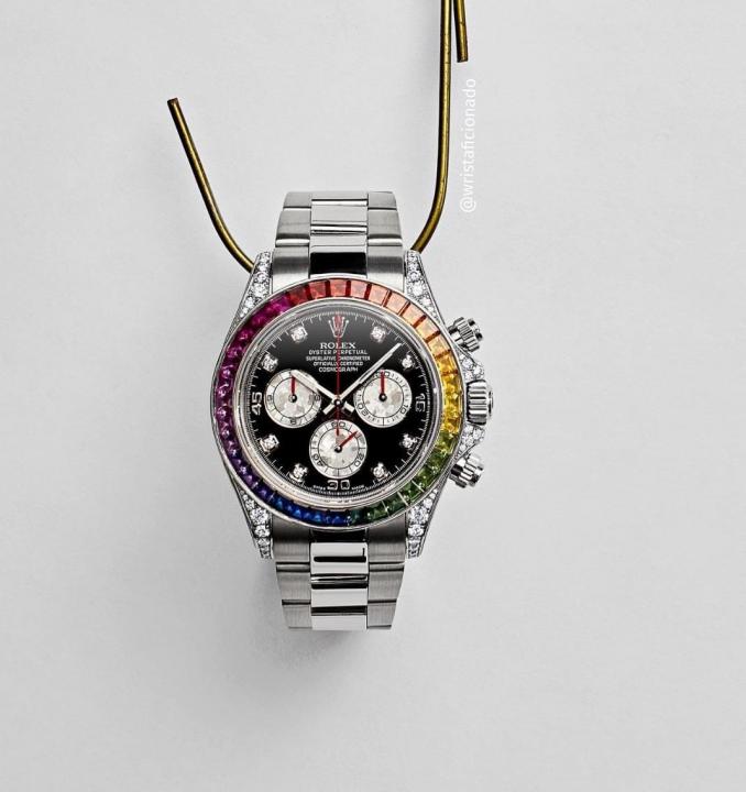 RLX Oyster perpetual Rainbow Gold