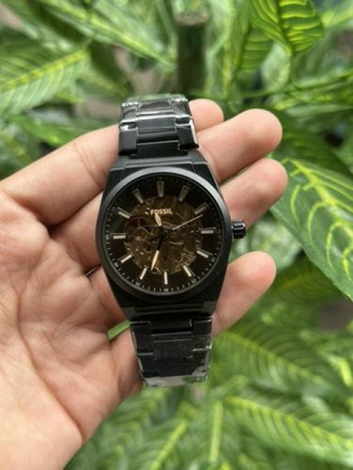 Foss*l Automatic leather premium watch