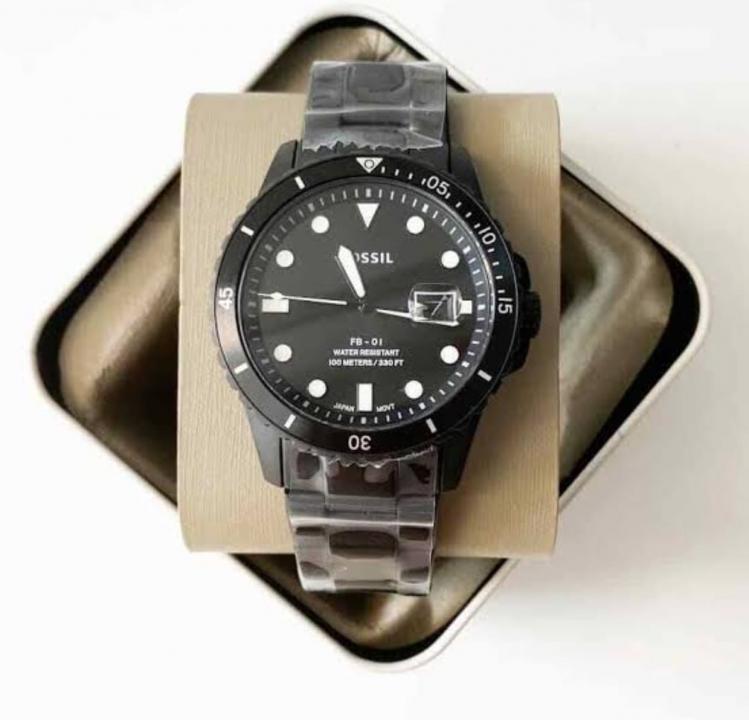 Fossiil Black Chronograph Stainless Steel Men’s Watch