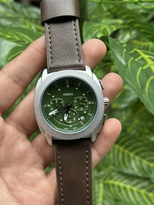 Foss*l Automatic leather premium watch