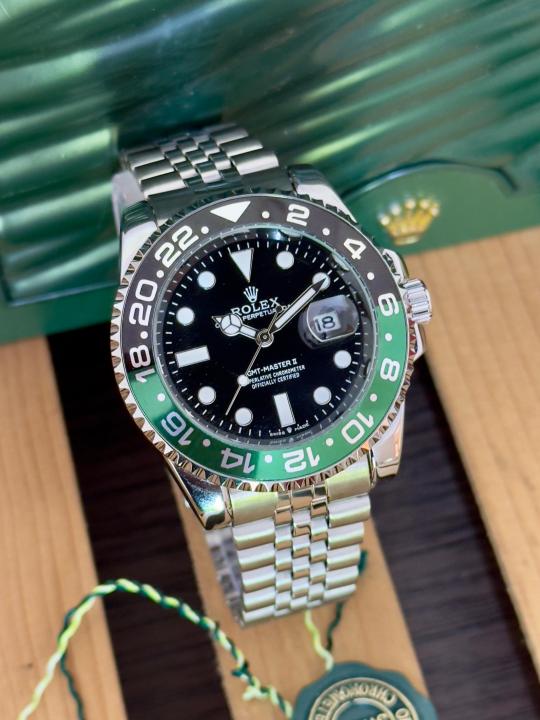 RLX Submariner – Custom “Pepsi” Green & Black Bezel Edition