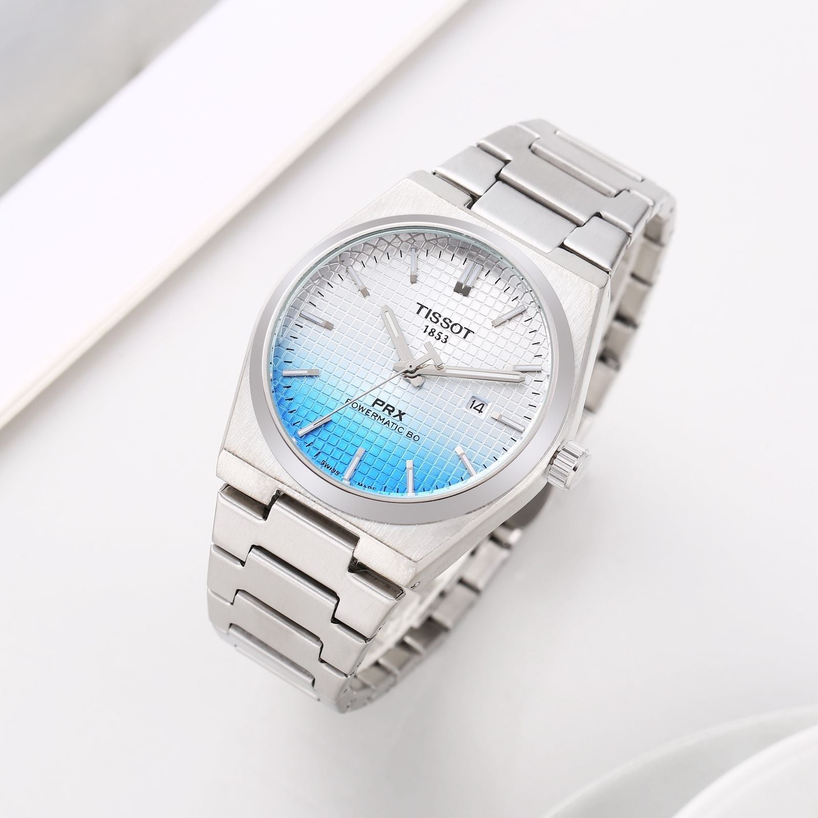 Tissot PRX Premiuim Watch special edition (white blue)