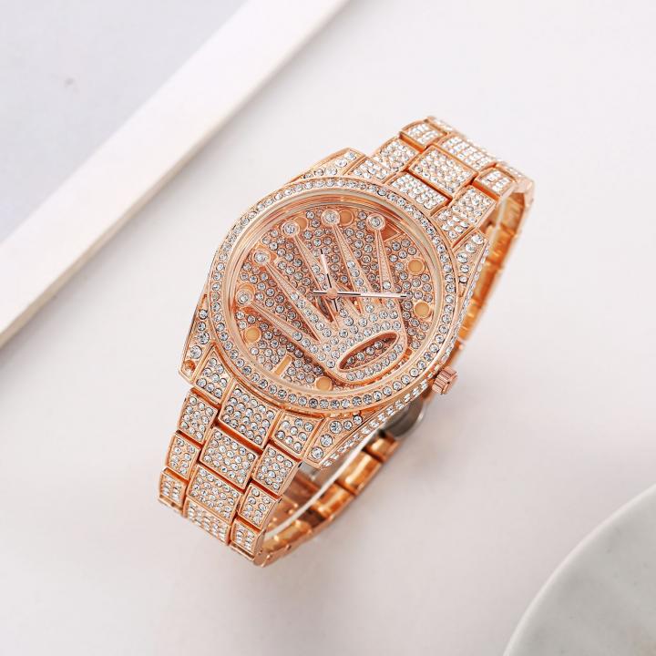 RLX Spinner Watch Golden Full Rose Gold